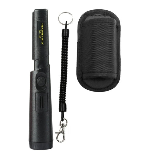 Pinpointer Treasure Hunter GT110 noir avec étui ceinture et cordon anti-perte
