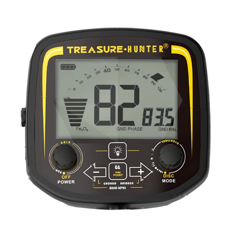 Treasure Hunter GX850 – boîtier de commande avec écran LCD, molettes et boutons